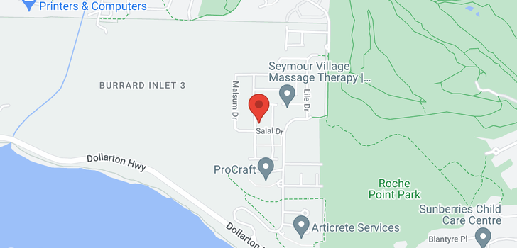 map of 32 3596 SALAL DRIVE